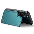 Samsung Galaxy S22+ 5G Caseme C22-etui RFID-kortlommebok - Grønn
