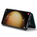 Samsung Galaxy S22+ 5G Caseme C22-etui RFID-kortlommebok - Grønn
