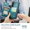 Samsung Galaxy S22+ 5G Caseme C22-etui RFID-kortlommebok - Grønn