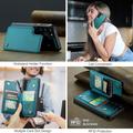 Samsung Galaxy S22+ 5G Caseme C22-etui RFID-kortlommebok - Grønn