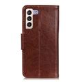 Samsung Galaxy S22+ 5G Elegant Series Lommebok-deksel - Brun