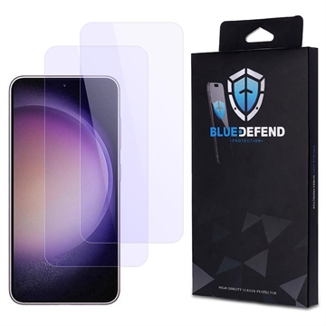 Samsung Galaxy S23 5G BlueDefend Anti-Blue Light Skjermbeskyttere Beskyttelsesglass - 2 stk.