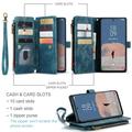 Samsung Galaxy S23 5G Caseme 2-i-1 Multifunksjonell Lommebok-deksel - Blå
