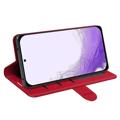 Samsung Galaxy S23 5G Lommebok-deksel med Stativ - Rød