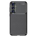Samsung Galaxy S23 FE Beetle Karbonfiber TPU-Deksel - Svart