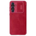 Samsung Galaxy S23 FE Nillkin Qin Pro Flip-deksel - Rød