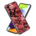 Samsung Galaxy S23 FE Stilig Ultra-Slim TPU-deksel - Røde Blomster