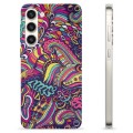 Samsung Galaxy S23+ 5G TPU-deksel - Abstrakte Blomster
