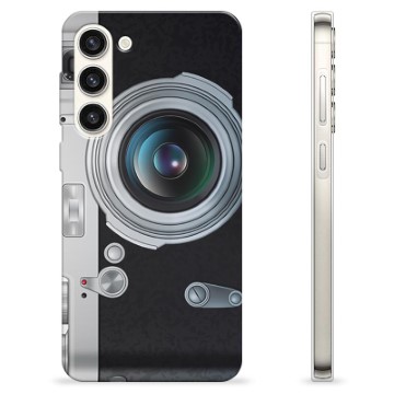 MTP Products Samsung Galaxy S23+ 5G TPU-deksel - Retro Kamera