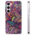 Samsung Galaxy S23 5G TPU-deksel - Abstrakte Blomster