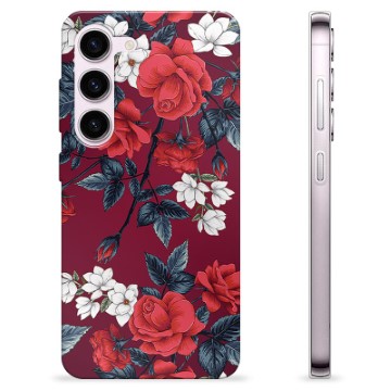 Samsung Galaxy S23 5G TPU-deksel - Vintage Blomster