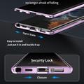 Samsung Galaxy S23 Ultra 5G Magnetisk Deksel med Herdet Glass - Privacy