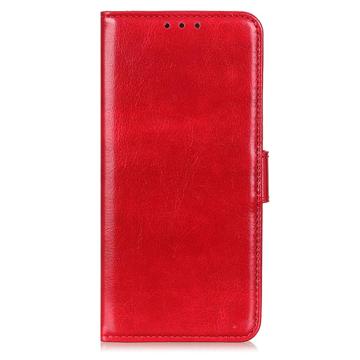 Samsung Galaxy S23 Ultra 5G Lommebok-deksel med Stativ - Rød