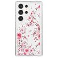 Samsung Galaxy S23 Ultra Fashion TPU-deksel - rosa blomster