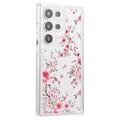 Samsung Galaxy S23 Ultra Fashion TPU-deksel - rosa blomster