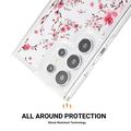 Samsung Galaxy S23 Ultra Fashion TPU-deksel - rosa blomster
