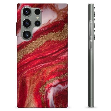 Samsung Galaxy S23 Ultra 5G TPU-deksel - Gylden Rubin