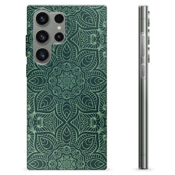 Samsung Galaxy S23 Ultra 5G TPU-deksel - Grønn Mandala