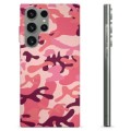 Samsung Galaxy S23 Ultra 5G TPU-deksel - Rosa Kamuflasje