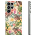 Samsung Galaxy S23 Ultra 5G TPU-deksel - Rosa Blomster