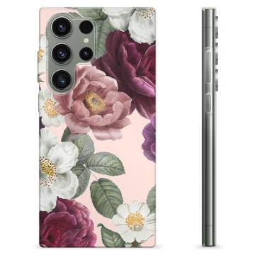Samsung Galaxy S23 Ultra 5G TPU-deksel - Romantiske Blomster