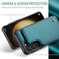 Samsung Galaxy S23+ 5G Caseme C22-etui RFID-kortlommebok - Grønn