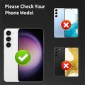 Samsung Galaxy S24 Hat Prince Kamera Linse Beskytter - Svart