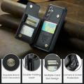 Samsung Galaxy S24 Caseme C22 etui RFID-kortlommebok - Svart