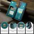 Samsung Galaxy S24 Caseme C22-etui RFID-kortlommebok - Grønn