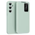 Samsung Galaxy S24 FE Smart Clear View Flip-deksel med kortspor