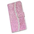 Samsung Galaxy S24 FE Stilig glitter lommebokveske