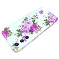 Samsung Galaxy S24 FE Stilig Ultra-Slim TPU-deksel - Rose blomst