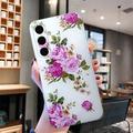 Samsung Galaxy S24 FE Stilig Ultra-Slim TPU-deksel - Rose blomst