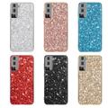 Samsung Galaxy S24 Glitter Series Hybrid-deksel - Gull