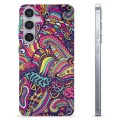 Samsung Galaxy S24+ TPU-deksel - Abstrakte Blomster