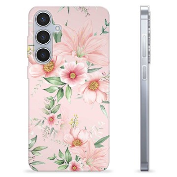 Samsung Galaxy S24+ TPU-deksel - Akvarell Blomster
