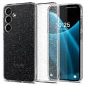 Samsung Galaxy S24 Spigen Liquid Crystal Glitter Deksel - Gjennomsiktig