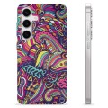 Samsung Galaxy S24 TPU-deksel - Abstrakte Blomster