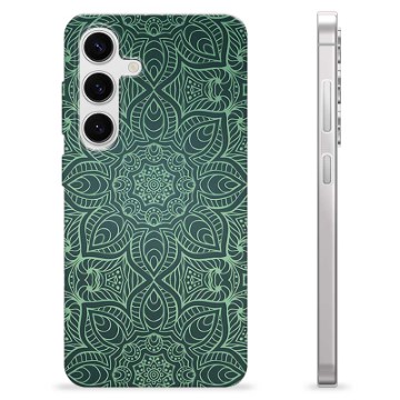 Samsung Galaxy S24 TPU-deksel - Grønn Mandala