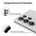 Samsung Galaxy S24 Ultra Hat Prince Kamera Linse Beskytter - Sølv