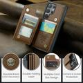 Samsung Galaxy S24 Ultra Caseme C22-etui RFID-kortlommebok - Brun