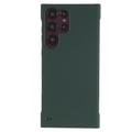 Samsung Galaxy S24 Ultra Rammeløs Plast Deksel - Mørkegrønn