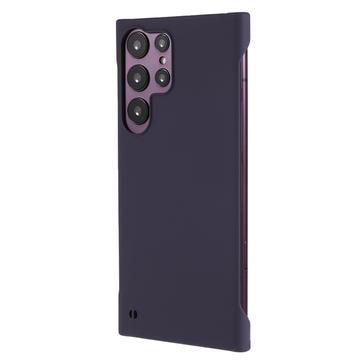 Samsung Galaxy S24 Ultra Rammeløs Plast Deksel - Mørkelilla