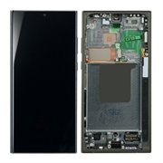 Samsung Galaxy S24 Ultra Frontdeksel & LCD-skjerm GH82-33396B - Svart