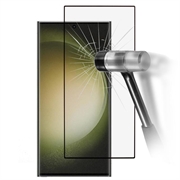 Samsung Galaxy S24 Ultra Full Cover Beskyttelsesglass - Svart Kant