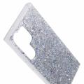 Samsung Galaxy S24 Ultra Glitter Flakes TPU-deksel - Sølv