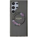 Samsung Galaxy S24 Ultra Guess IML Flowers Wreath-deksel - MagSafe-kompatibelt