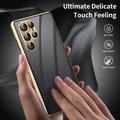 Samsung Galaxy S24 Ultra Magnetisk Deksel med Herdet Glass - Privacy - Svart