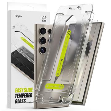 Samsung Galaxy S24 Ultra Ringke Easy Slide Beskyttelsesglass - 2 stk.