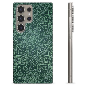 Samsung Galaxy S24 Ultra TPU-deksel - Grønn Mandala